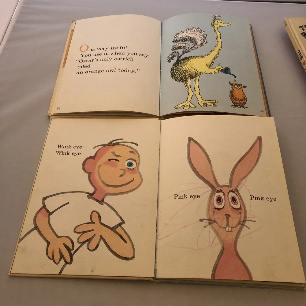 DR. SEUSS BOOK LOT‎ OF CHILDREN BOOKS! Beginner Books Bright Book Club Edition 4